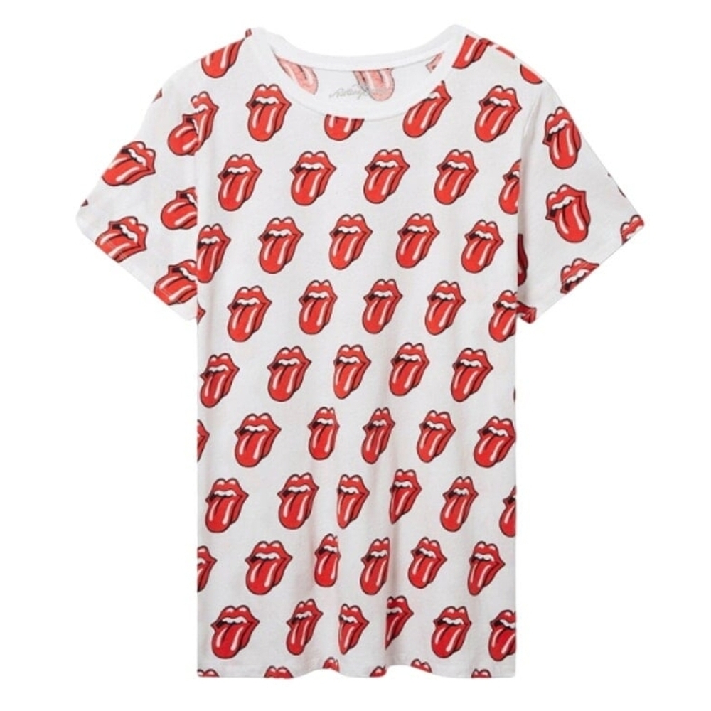 Torrid White Tee with Red Graphic Print Classic Fit Sz L/12/0 NWT - Picture 2 of 6